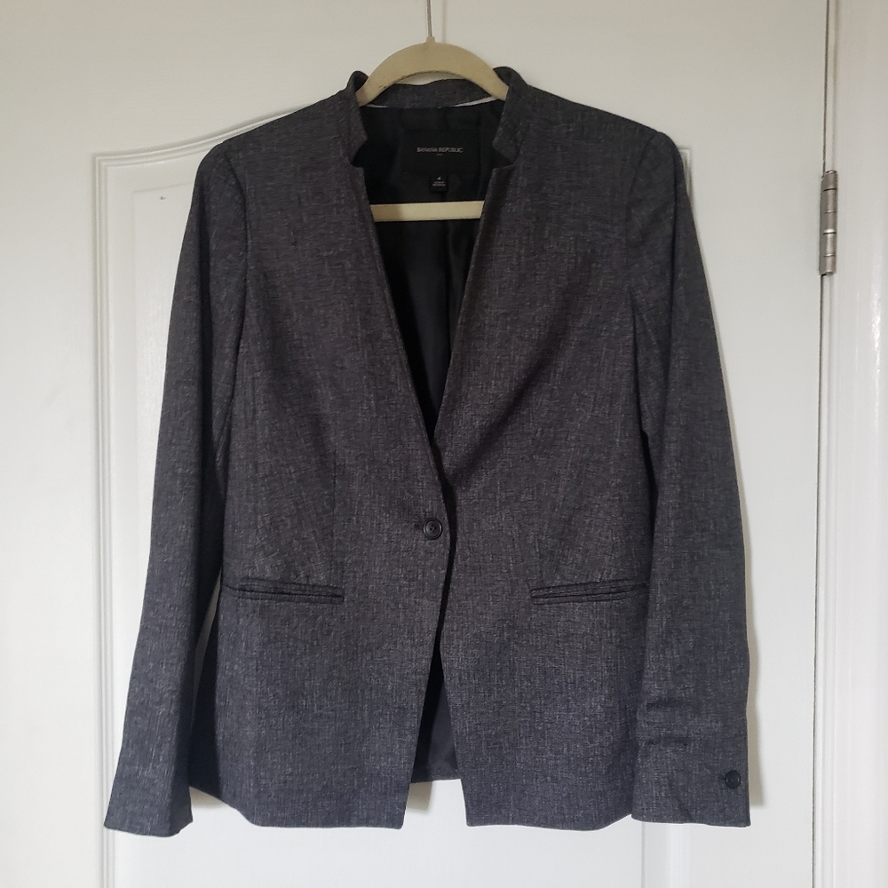 Charcoal Banana Republic Blazer